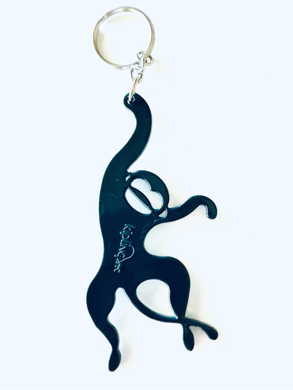 KIPLING, RARE Swing Monkey Bag Charm/Keychain in Black
